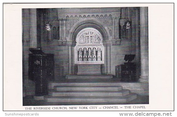 Chancel The Chapel The Riverside Church New York City New York - Kirchen