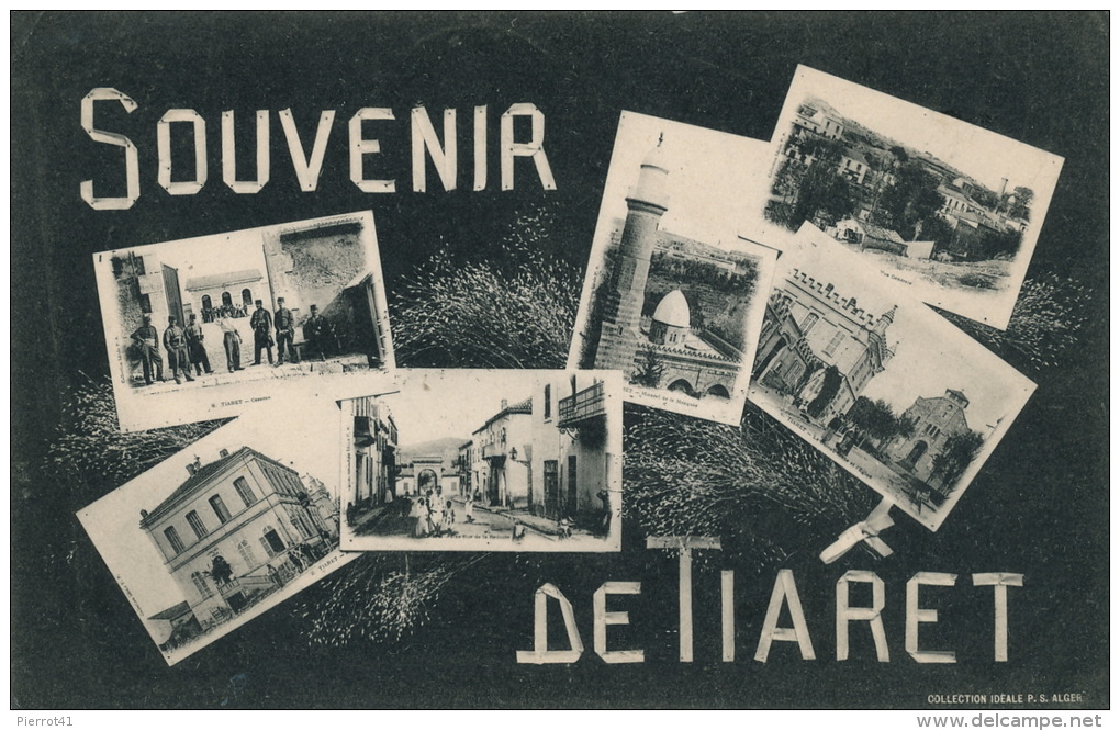 AFRIQUE - ALGERIE - TIARET - Jolie Carte Vues Multiples "Souvenir De TIARET " - Tiaret