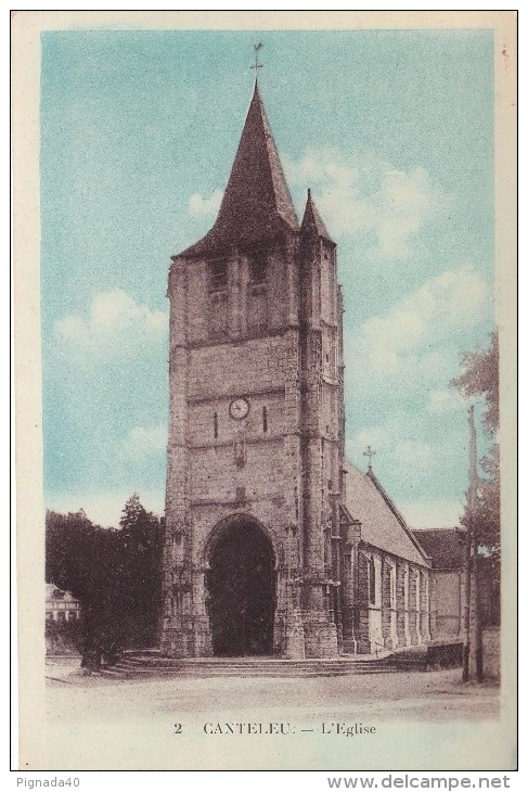 Cp , 76 , CANTELEU , L'Église - Canteleu