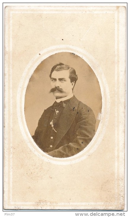 LA COURTINE, Creuse - CDV Nommée Et Datée 1870 - Mr Bonhomme, Receveur D'Enregistrement - Anciennes (Av. 1900)