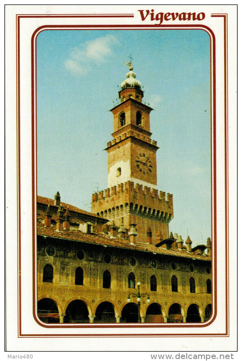 VIGEVANO   TORRE  DEL  BRAMANTE            (VIAGGIATA) - Vigevano