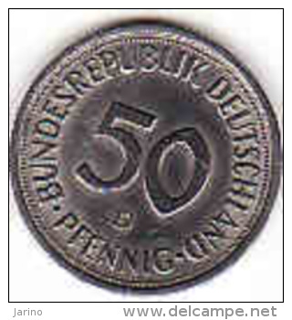 BRD 50 Pfennig 1980 D - 50 Pfennig