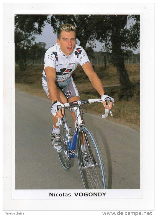 Cyclisme - Française Des Jeux 2002 - Nicolas Vogondy - Cyclisme