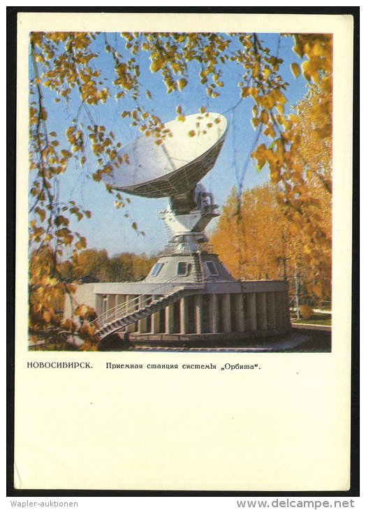 UdSSR 1968 3 Kop. BiP Komsomolzen , Grün: Radioteleskop "Orbita" In Novosibirsk, Ungebr. - Other & Unclassified