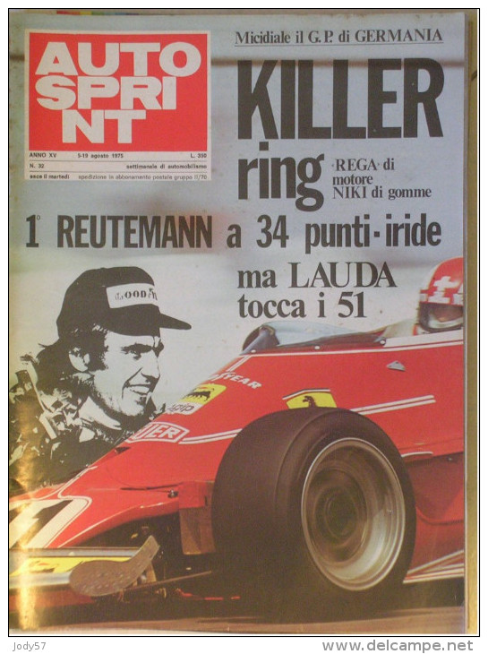 AUTOSPRINT - N.32 - 1975 - GP GERMANIA - Motores