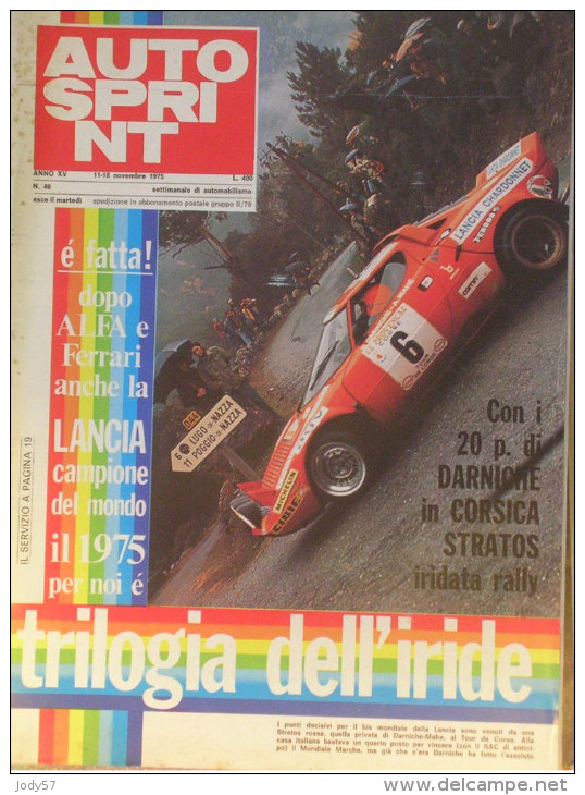 AUTOSPRINT - N.46 - 1975 - TOUR DE CORSE - Moteurs