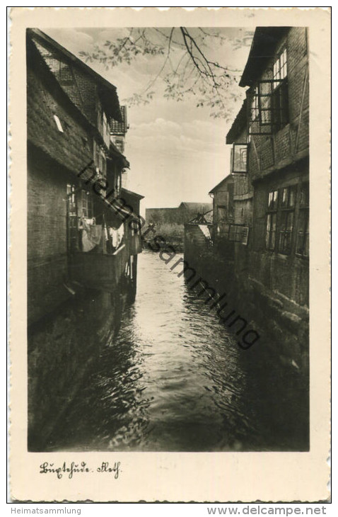 Buxtehude - Fleth - Foto-AK - Verlag Hans Andres Hamburg Gel. 1946 - Buxtehude