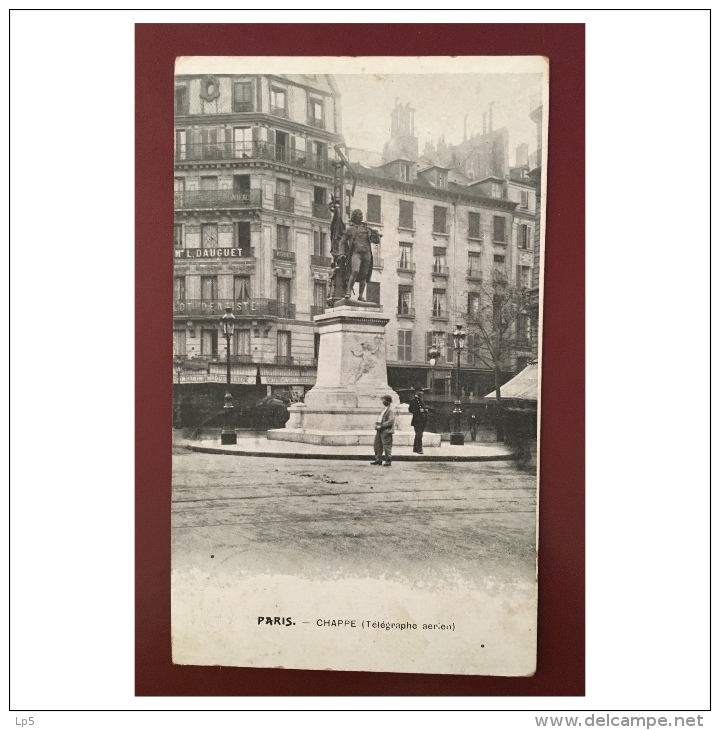 Paris  Chappe  Telegraphe Aerien  Statue - Standbeelden
