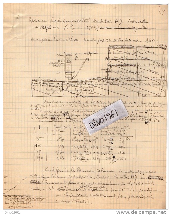 VP3588 - Tabac - Lettre + Note De Renseignements à L'intention De Mr GREEN De LIVERPOOL - Mr SCHLOESING à PARIS - Documenti