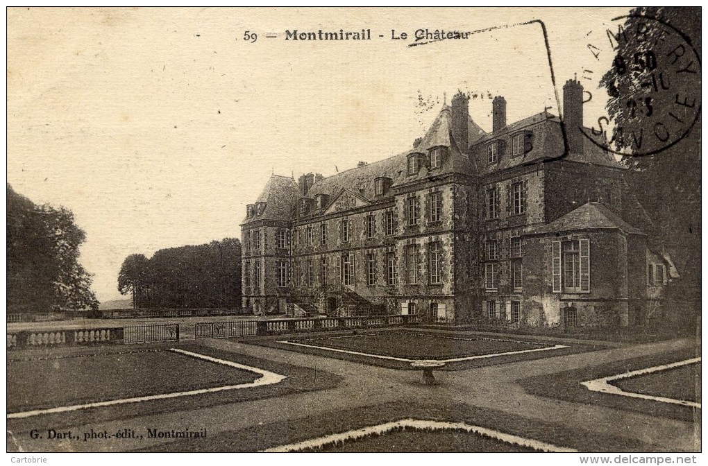 51 MONTMIRAIL Le Chateau Edit. G.DART - Montmirail