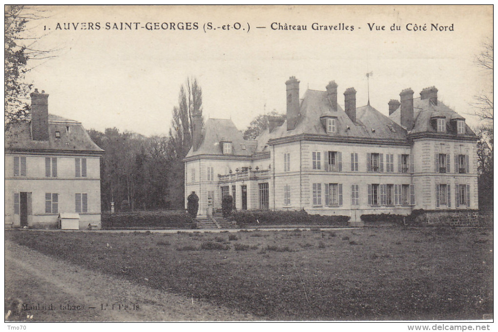 91  Essonne  -  Auvers  Saint  Georges  ,  Chateau  De  Gravelles-  Vue  Du  Coté  Nord - Sonstige & Ohne Zuordnung