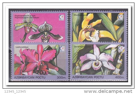 Azerbeidzjan 1995, Postfris MNH, Flowers, Orchids - Azerbaïjan