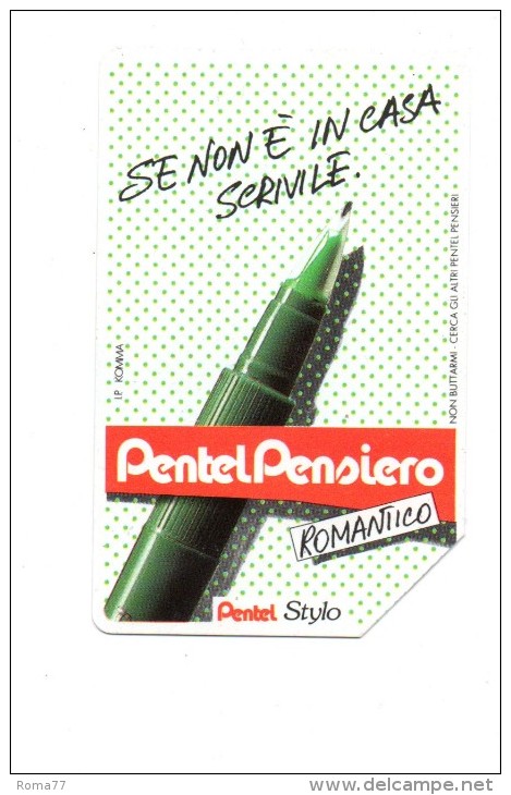 3 - PENTELPENSIERO ROMANTICO , 5.000 LIRE SCADENZA 30.6.93 USATA - Public Advertising