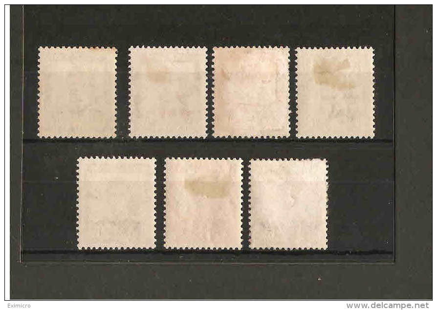 NEW ZEALAND 1938 - 1944 SET SG 603/609  MOUNTED MINT Cat £38 - Unused Stamps