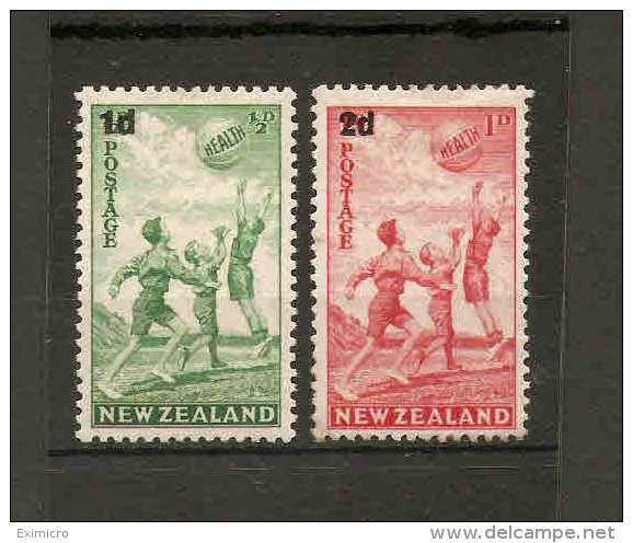 NEW ZEALAND 1939 HEALTH SET SG 611/612  MOUNTED MINT Cat £10.25 - Unused Stamps