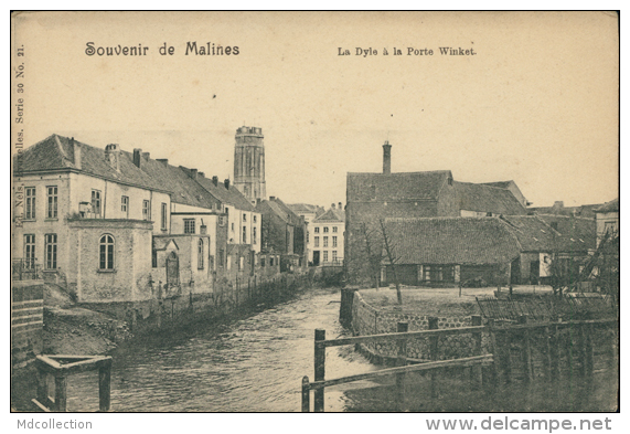 BELGIQUE MALINES / La Dyle à La Porte Winket / - Malines