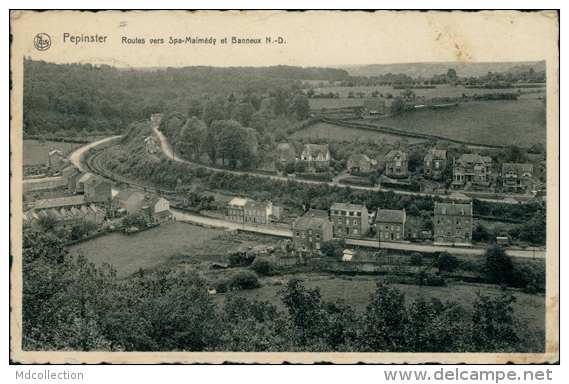 BELGIQUE PEPINSTER / Routes Vers Spa-Malmédy Et Banneux / CARTE GLACEE - Pepinster