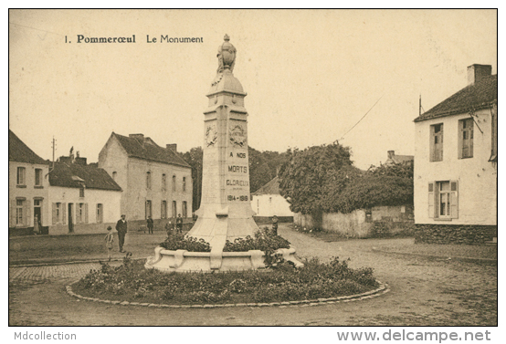 BELGIQUE POMMEROEUL / Le Monument / - Autres & Non Classés