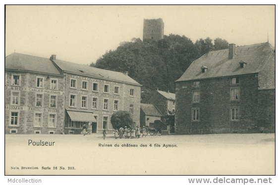 BELGIQUE POULSEUR / Ruines Du Château Des Quatre Aymon / - Autres & Non Classés