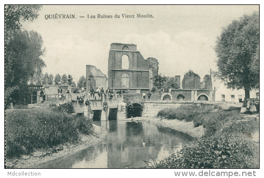 BELGIQUE QUIEVRAIN / Les Ruines Du Vieux Moulin / - Autres & Non Classés