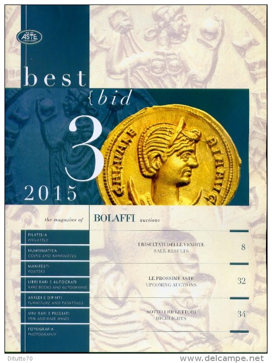 Aste Bolaffi Best Bid 3 -  2015 - Livres & Logiciels