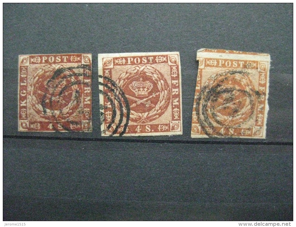 Timbres Danemark : 1858 YT N° 8 - Usati