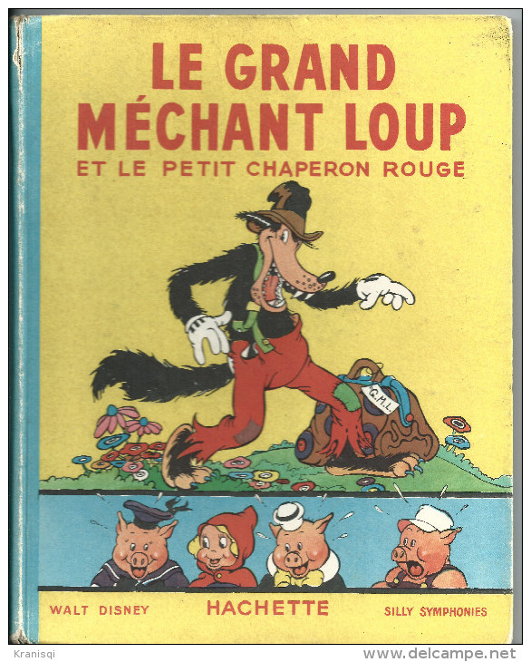 Livre Ancien ,1948 ,Le Grand Méchant Loup Et Le Chaperon Rouge - Hachette