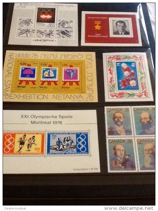 Miniature Sheets CCCP, Israel, Germany, Fiji - Fiji (1970-...)