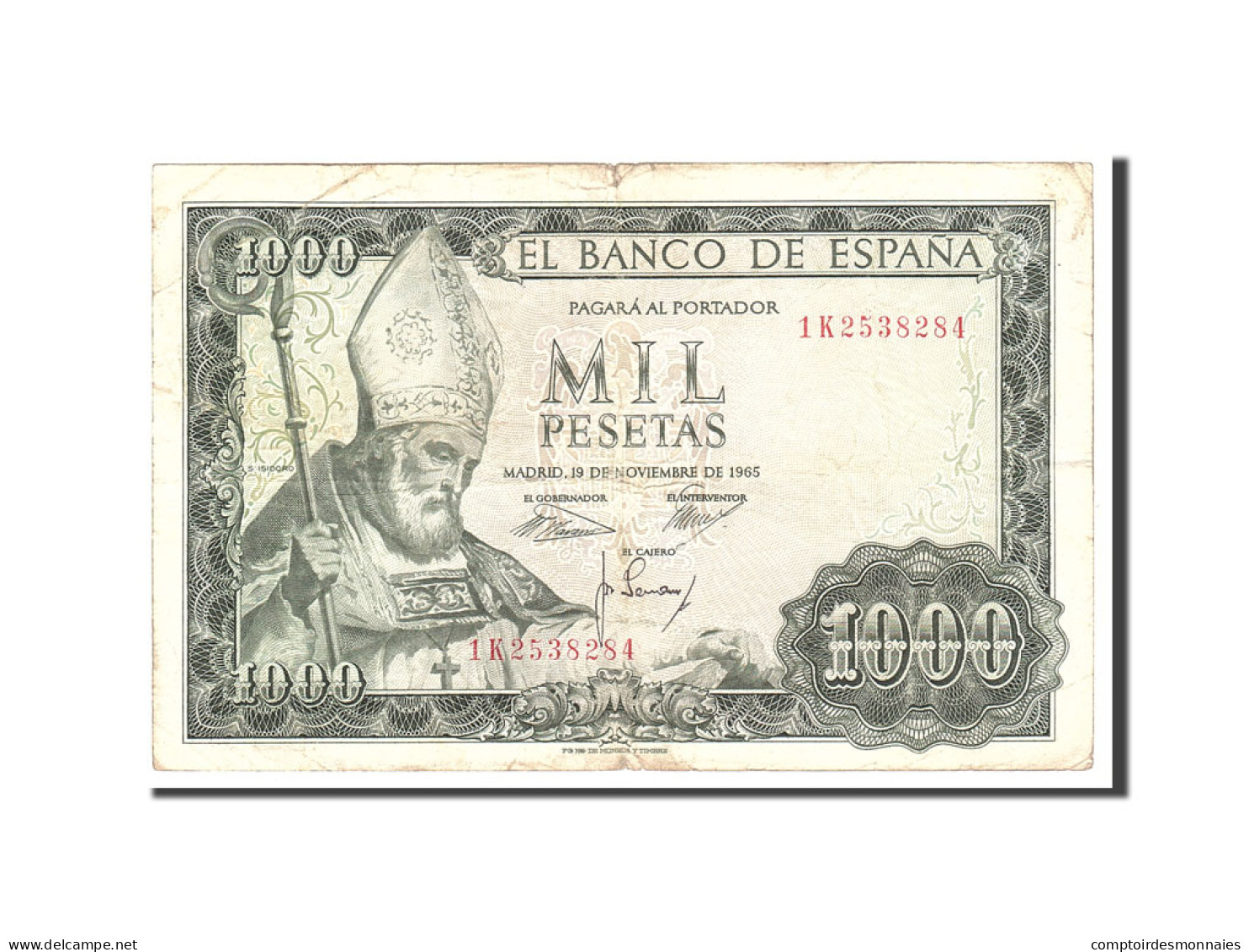Billet, Espagne, 1000 Pesetas, 1965, 1965-11-19, KM:151, TB - 1000 Peseten