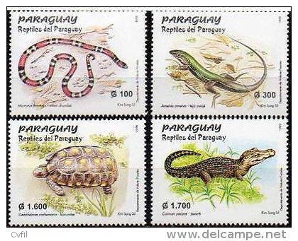PARAGUAY 1999. Reptiles (4) - Paraguay