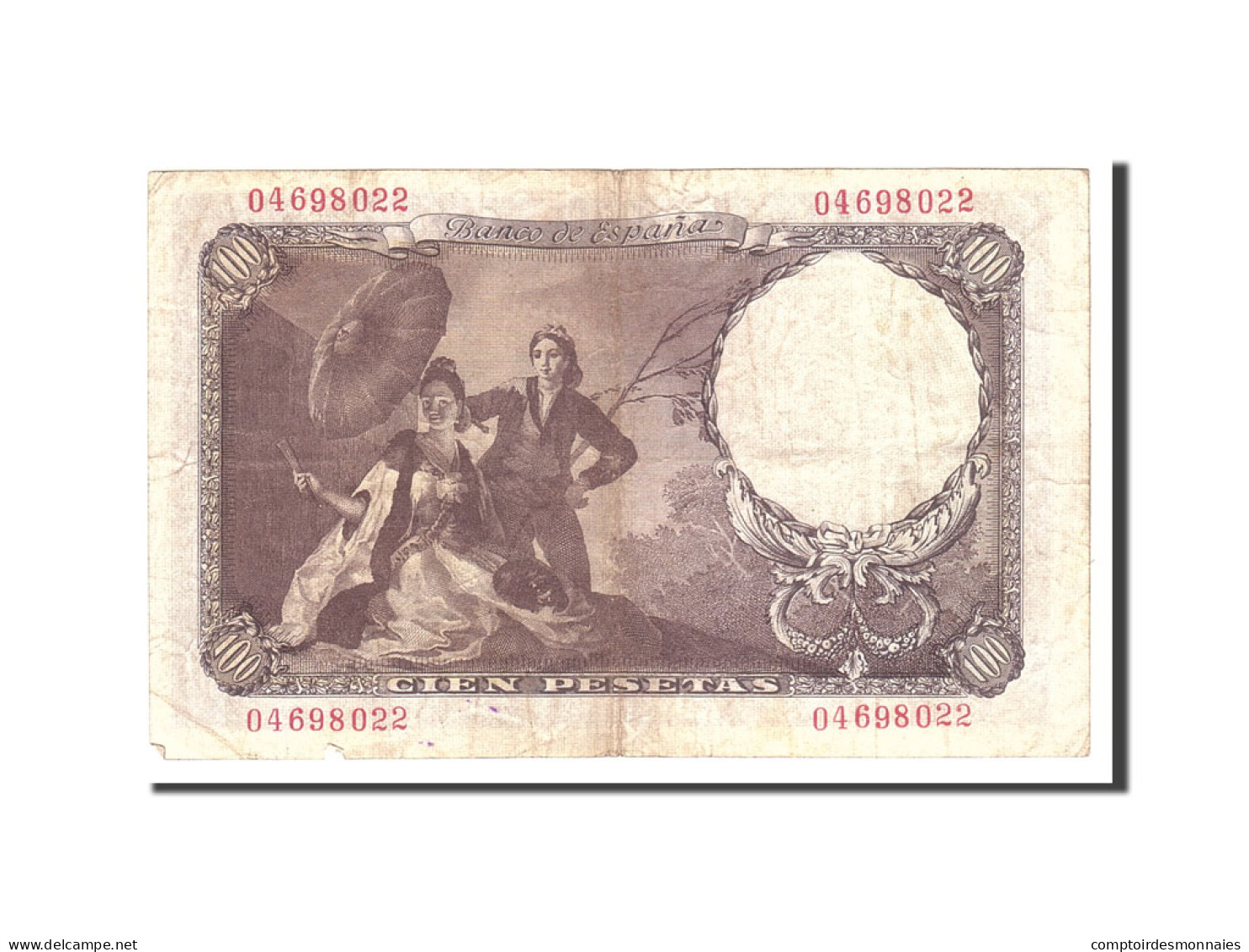 Billet, Espagne, 100 Pesetas, 1946, 1946-02-19, KM:131a, TB+ - 100 Peseten