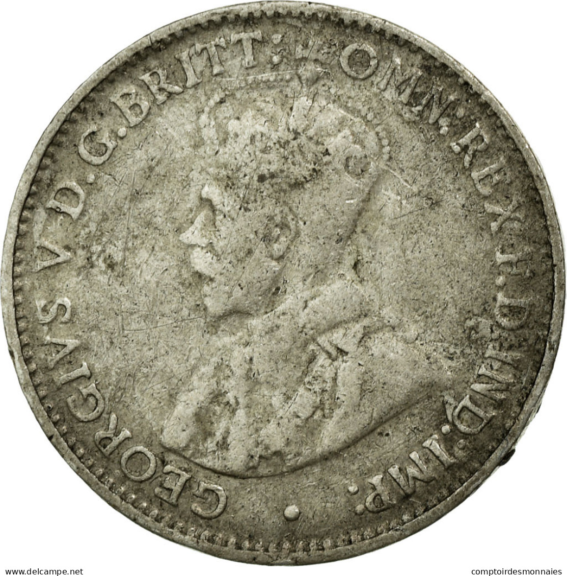 Monnaie, Australie, George V, Threepence, 1912, TB+, Argent, KM:24 - Threepence