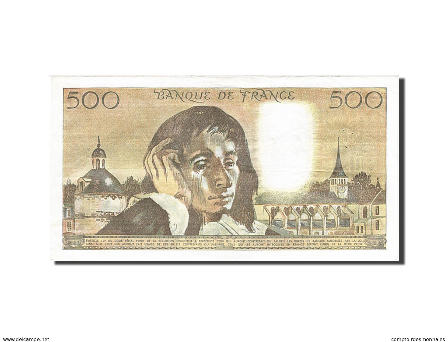 Billet, France, 500 Francs, 1968, 1977-11-03, SUP, Fayette:71.17, KM:156d - 500 F 1968-1993 ''Pascal''
