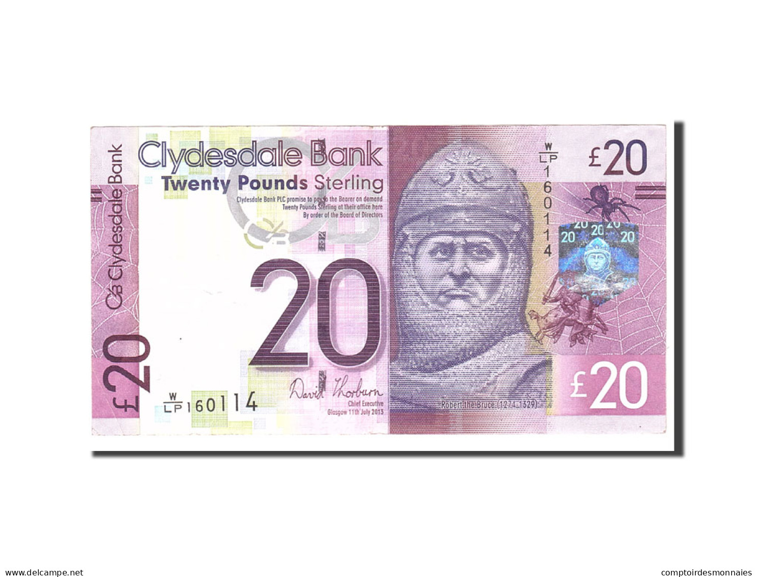 Billet, Scotland, 20 Pounds, 2013, 2013-06-11, KM:229K, TTB - 20 Pounds