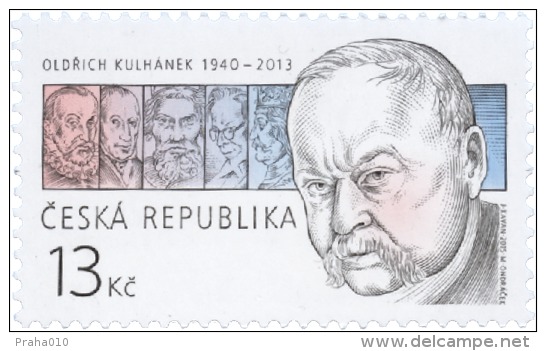 Czech Rep. / Stamps (2015) 0831: Oldrich Kulhanek (1940-2013) Czech Painter & Graphic Artist (personalities On Stamps) - Neufs