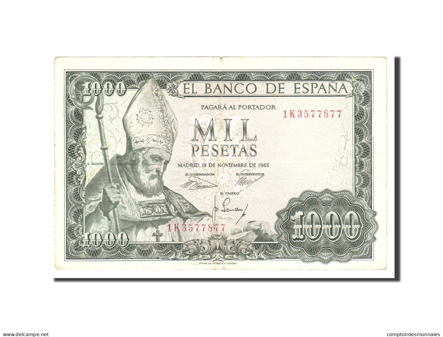 Billet, Espagne, 1000 Pesetas, 1965, 1965-11-19, KM:151, TTB - 1000 Pesetas