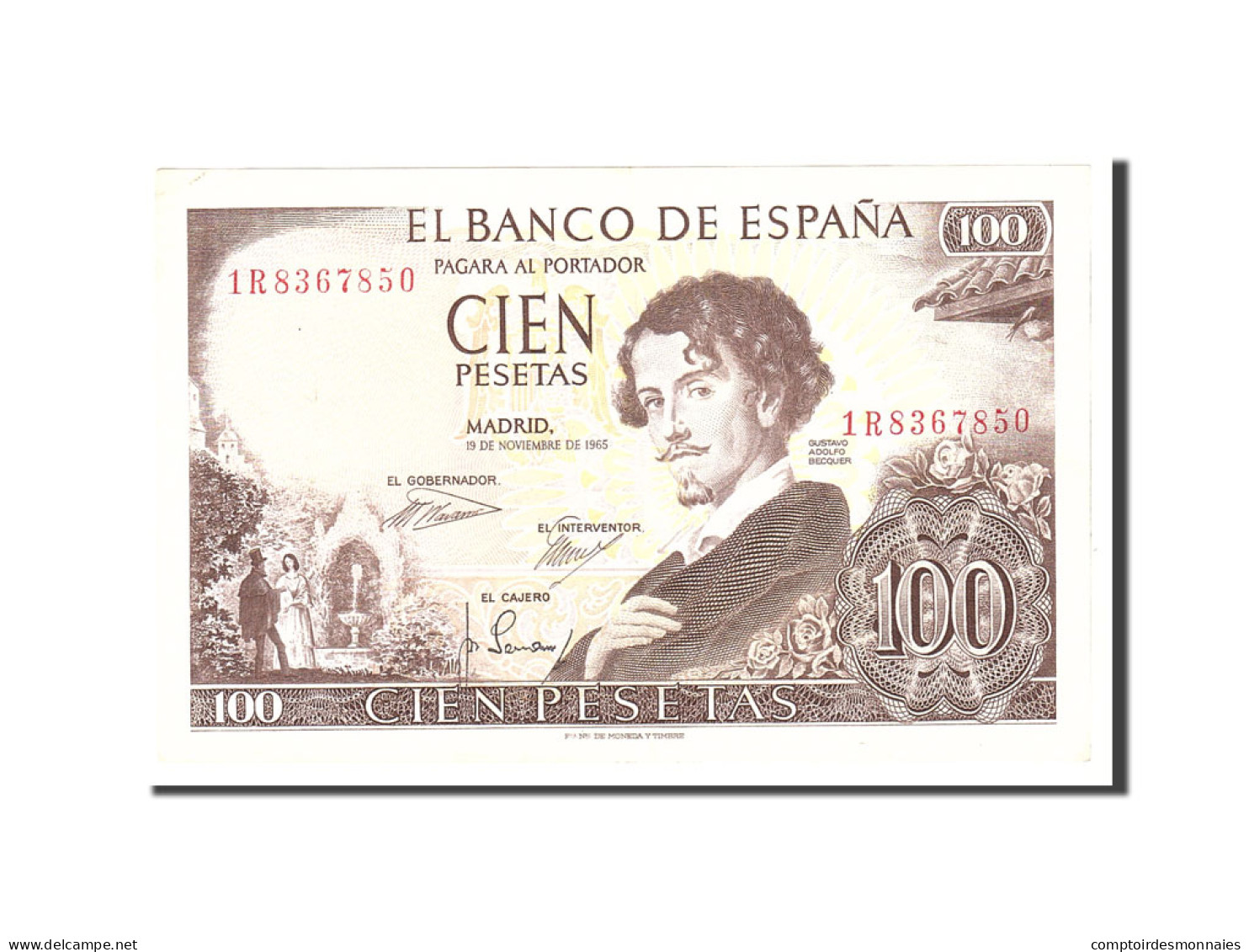 Billet, Espagne, 100 Pesetas, 1965, 1969-11-19, KM:150, SUP - 100 Peseten