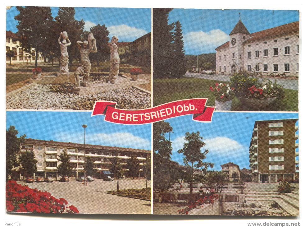 GERETSRIED - Germany,  Mosaic Postcard - Geretsried