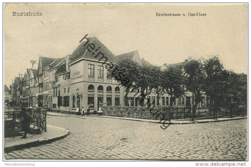 Buxtehude - Breitestrasse Und Ost-Fleth - Verlag H. Behning Photograph Buxtehude Gel. 1910 - Buxtehude