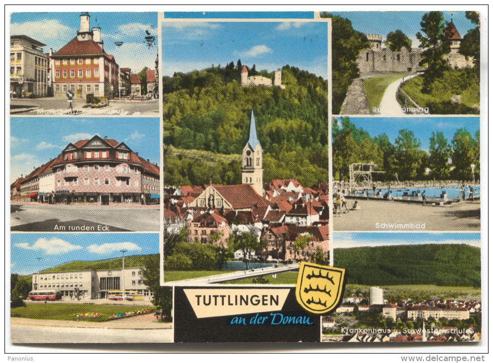 TUTTLINGEN -  Germany, Mosaic Postcard - Tuttlingen