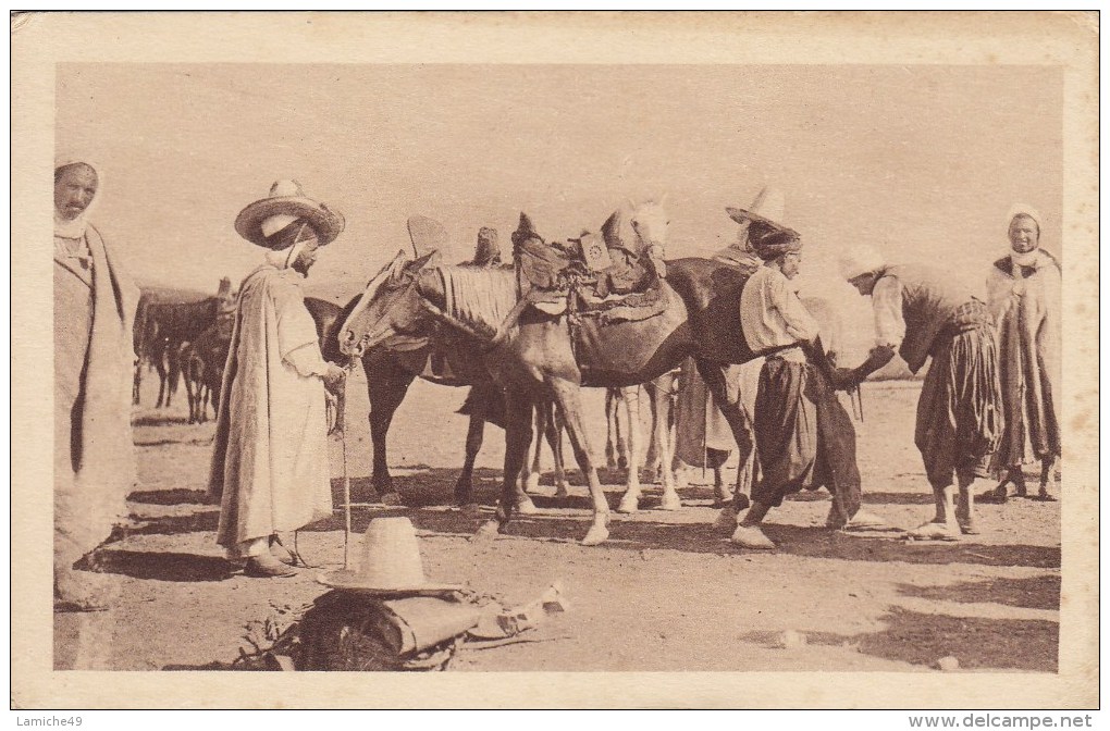 ALGERIE INVITATION AUX FETES DE SON CENTENAIRE 1930 UN MARECHAL FERRANT( Forgeron Costume Cheval  ) - Beroepen