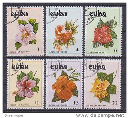 Cuba 1978 Orchids 6v Used (SB101F)) - Gebruikt