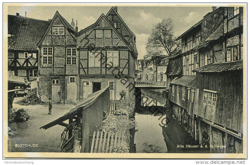 Buxtehude - Alte Häuser An Der Schleuse - Verlag C. Hausmann Buxtehude - Buxtehude