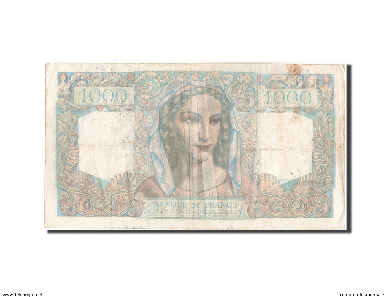 Billet, France, 1000 Francs, 1 000 F 1945-1950 ''Minerve Et Hercule'', 1948 - 1 000 F 1945-1950 ''Minerve Et Hercule''