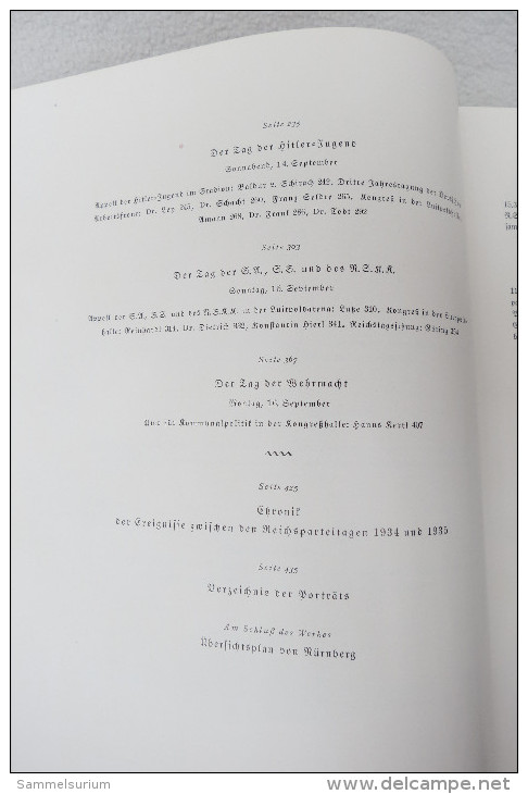 Hanns Kerrl "Reichstagung In Nürnberg" Der Parteitag Der Freiheit Von 1935 (Erstausgabe Zum Reichsparteitag) - Militär & Polizei