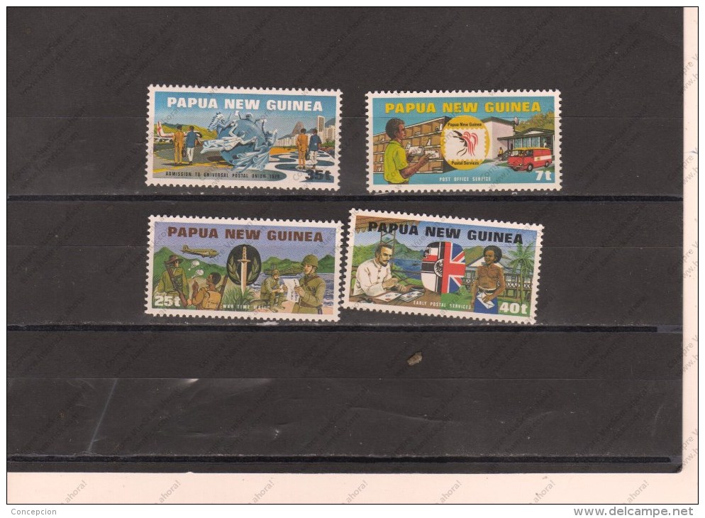 PAPUA  NEW GUINEA Nº 380 Al 383 - UPU (Union Postale Universelle)