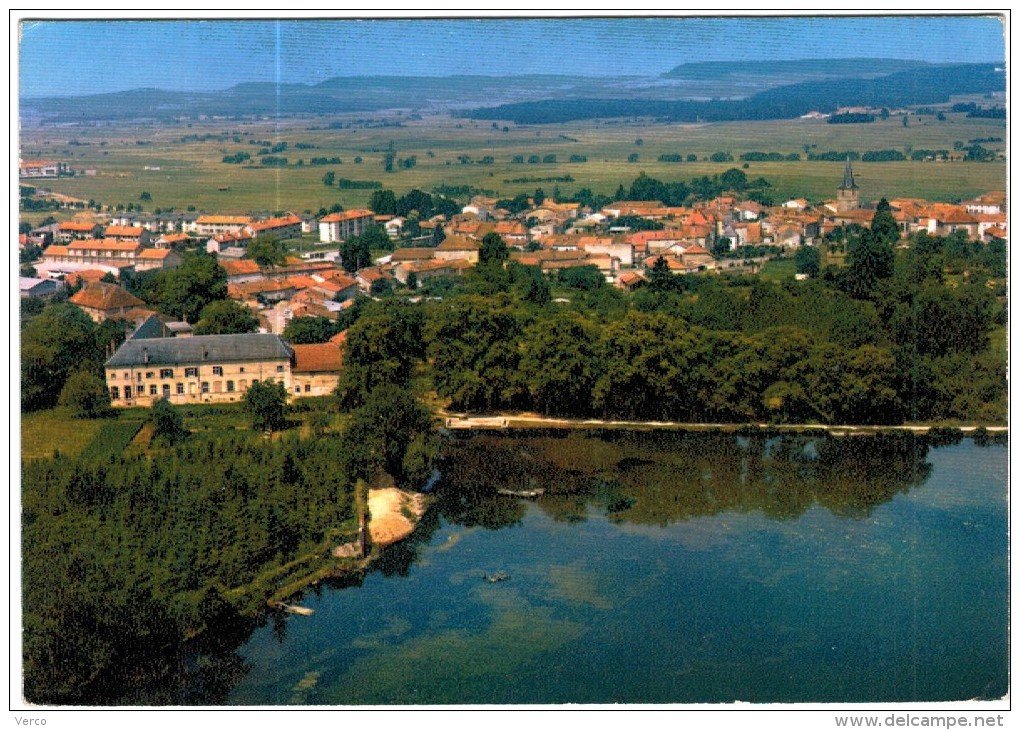 Carte Postale Ancienne De BULGNEVILLE-vue Aérienne-L'étang Et Les Recollets - Bulgneville