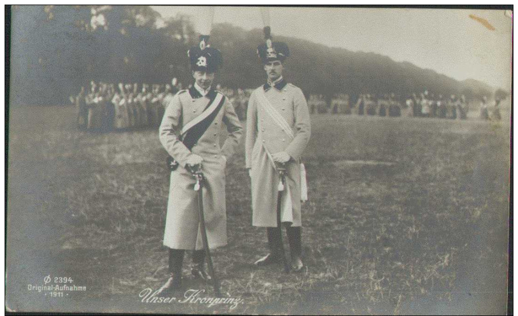 Kronprinz Wilhelm Von Preussen, Leib-Husaren-Regiment, Foto-Postkarte, Adel, Hohenzollern, Deutsches Kaiserreich - Royal Families