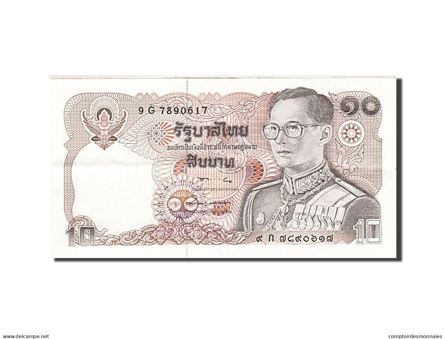 Billet, Thaïlande, 10 Baht, 1978-1981, 1980, KM:87, TTB+ - Thailand