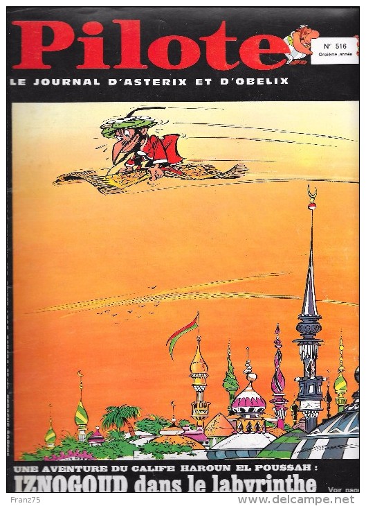 PILOTE-Hebdo N°516-Dargaud 1969--BE - Pilote